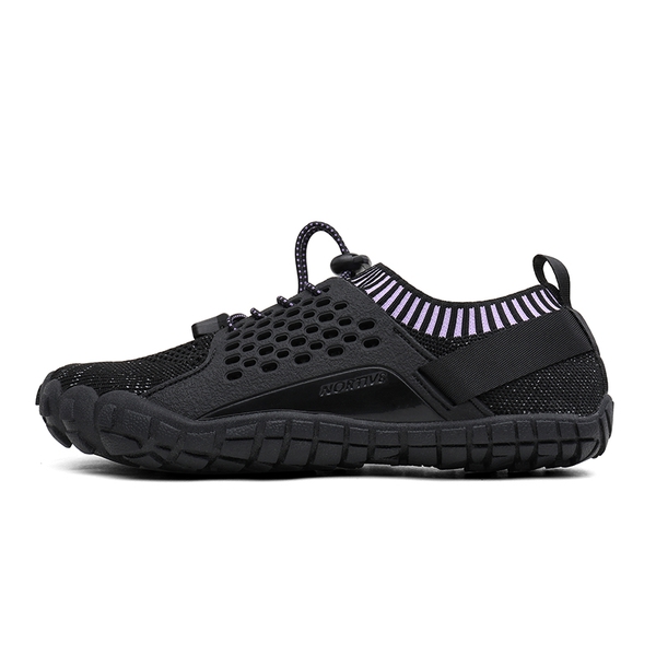 Women's Lightweight Quick-Drying Water Shoes - BLACK PURPLE - 1